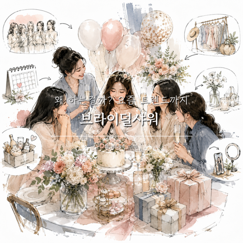 브라이덜샤워 뜻 시기 왜 하는걸까? 요즘 트렌드까지