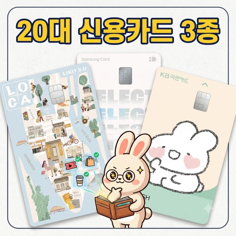 "이 카드 아직 안 쓰세요?" 혜택좋은 20대 신용카드 추천