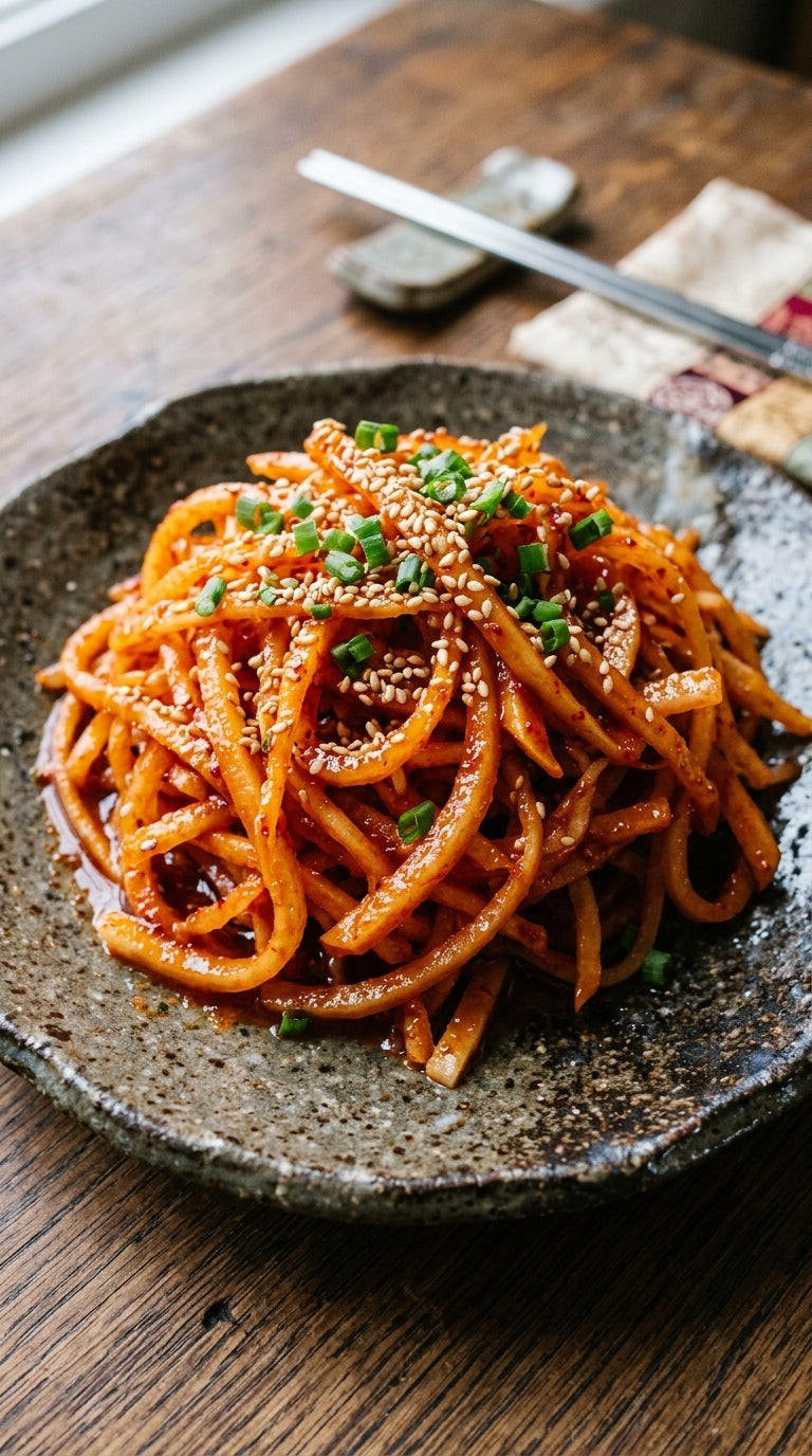 백종원 무생채 만드는법 쓴맛 없이 아삭하고 매콤새콤하게 무치는 황금비율