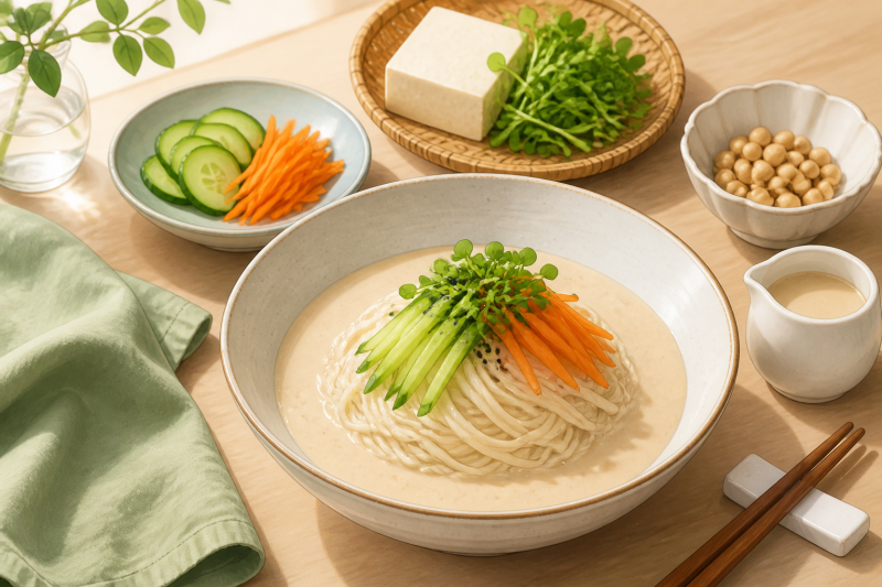 콩국수, 다이어트 중에도 고소하게 가볍게 만드는 법