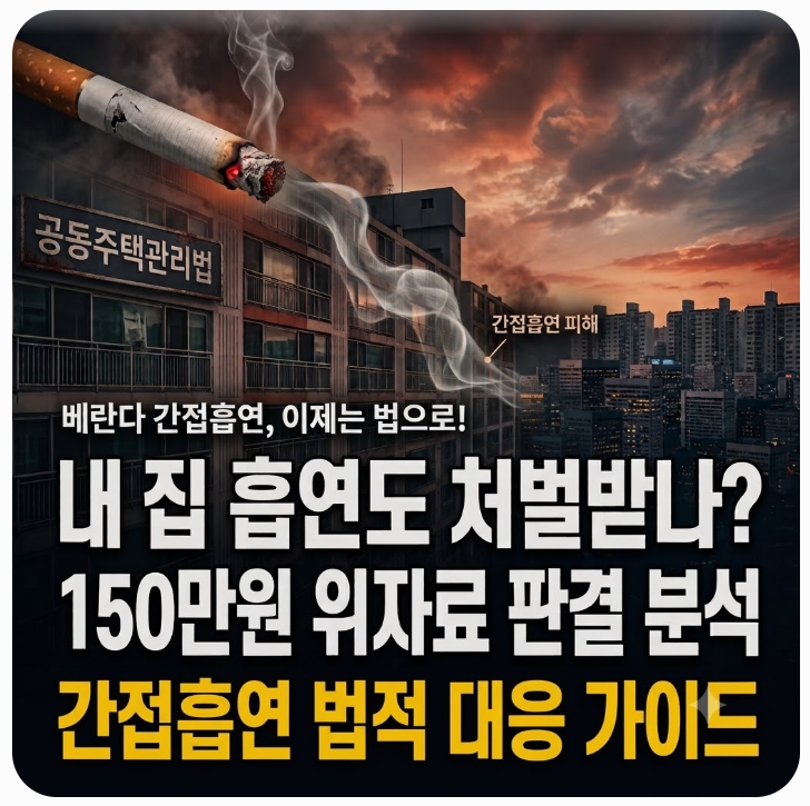 "내 집에서 피우는데 왜?" 베란다에서 담배 피우다 150만원 물게 된 사연