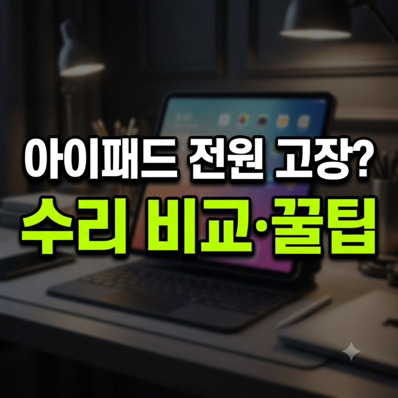 아이패드 프로 6세대 전원이 안 들어와요! 애플스토어 vs 사설수리 어디가 좋을까?