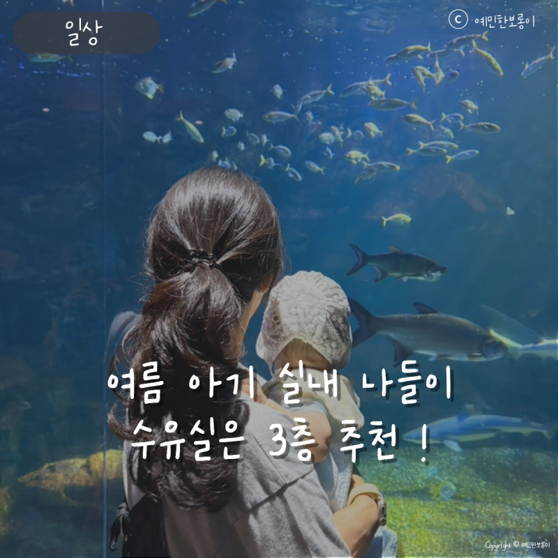 여름 아기랑 갈만한곳, 일산 아쿠아플라넷｜수유실은 3층 추천!