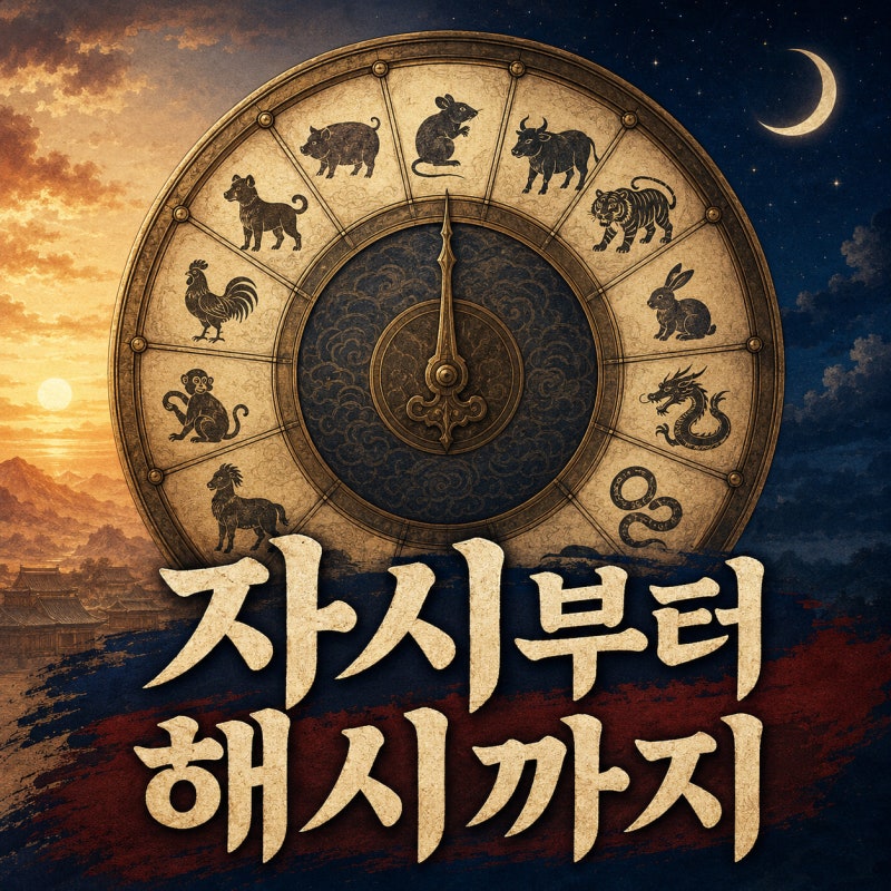 ️ 자시부터 해시까지｜12지 시간과 동물의 관계
