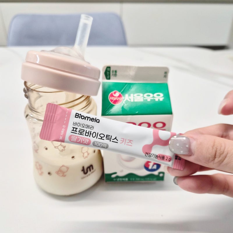 돌아기유산균 바이오메라 프로바이오틱스 딸기맛 18개월유산균