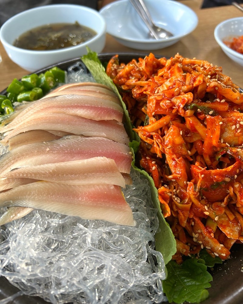 인천 석모도 밴댕이회무침 / 밴댕이회 후기!!