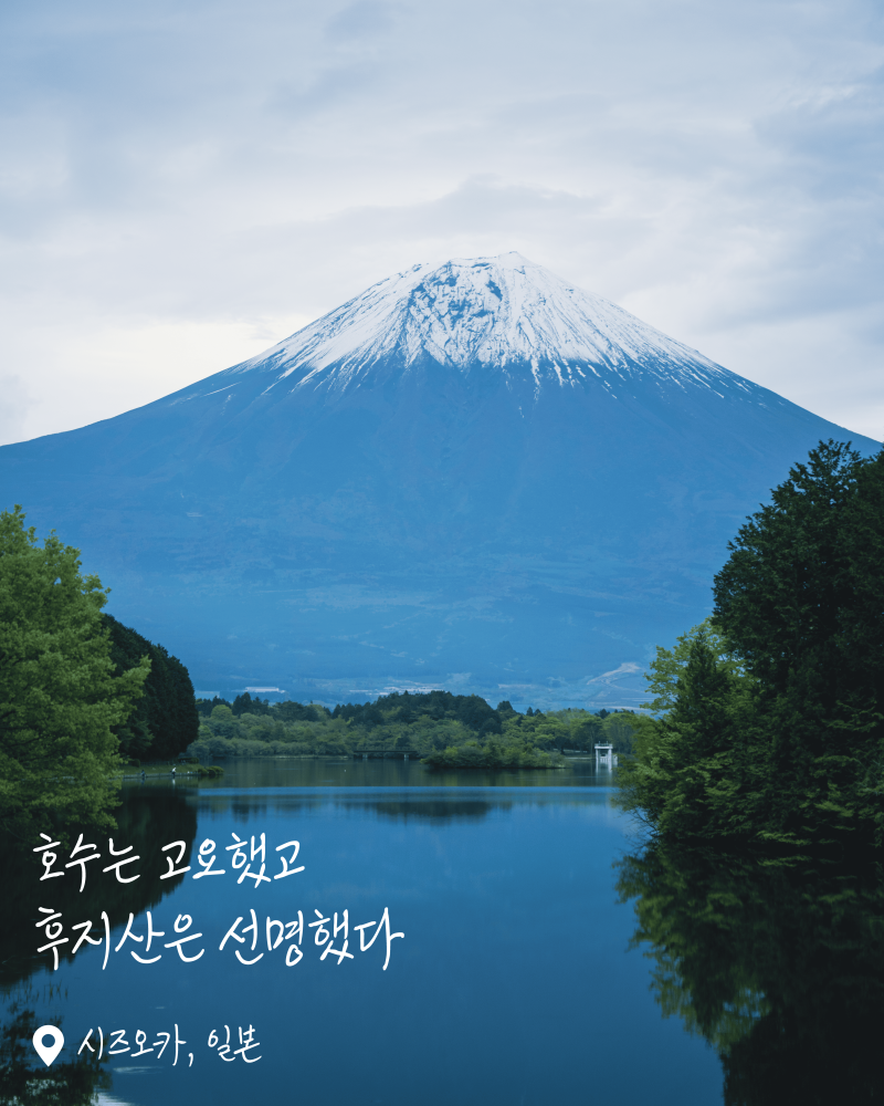 시즈오카 타누키호수｜후지산 반영이 아름다운 호수 전망 명소