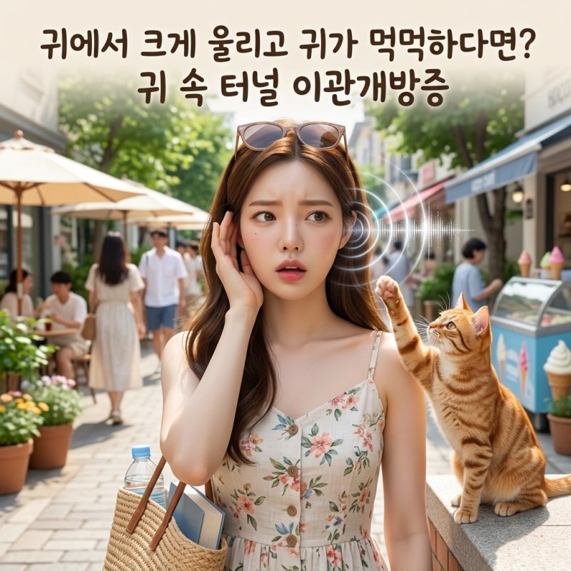 내 목소리가 귀에서 크게 울리고 귀가 먹먹하다면? 귀 속 터널 이관개방증