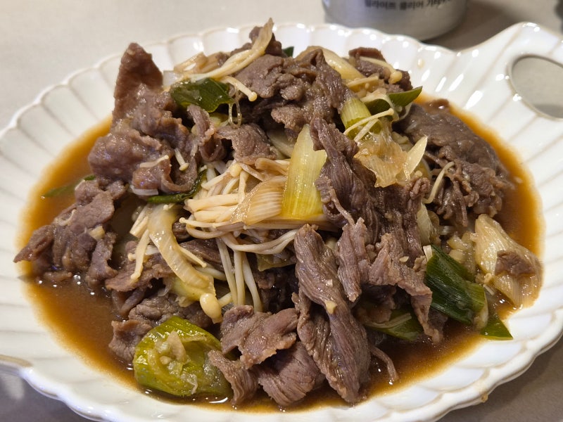 류수영 소불고기 레시피 따라 만들기ㅣ요알못 한우 불고기 성공!