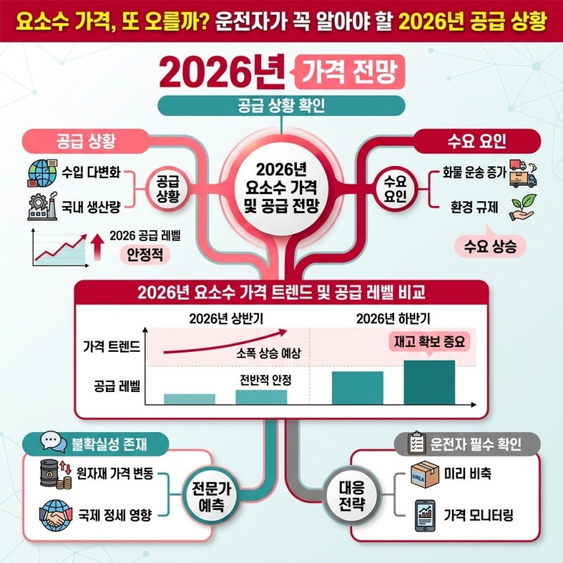 "이건 진짜 몰랐네" 요소수 가격 다시 오를까 운전자가 확인해야 할 공급 상황, 2026년 하반기 ....