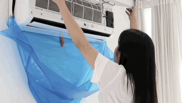 원룸에어컨청소 자취방에어컨청소 벽걸이 삼성에어컨필터청소, 세정제로 셀프벽걸이에어컨....