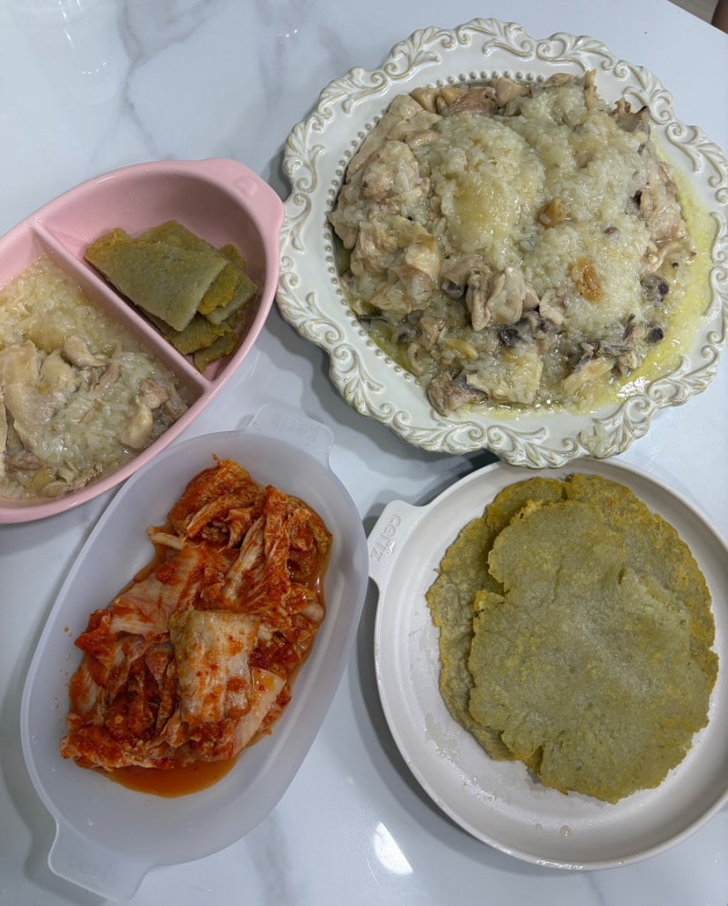 18개월 아기 밥솥 레시피｜누룽지닭백숙으로 온가족 식사 해결