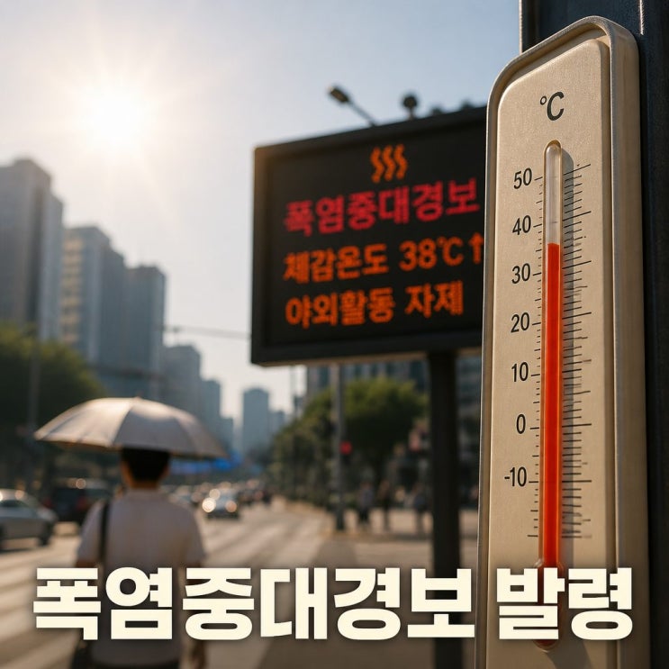 <b>폭염중대경보</b> 발령 전남 광양 경북 고령 포항 <b>대구</b> 긴급 상황