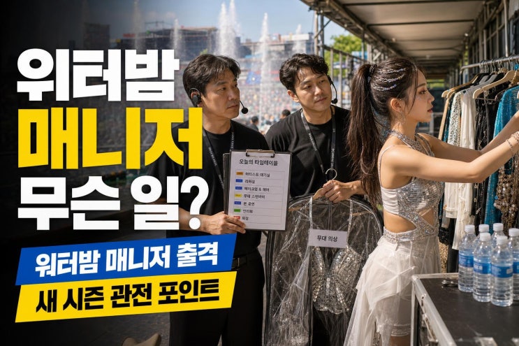 이서진 김광규 <b>비비 워터밤</b> 매니저 출격, 새 시즌에서 꼭 봐야... 