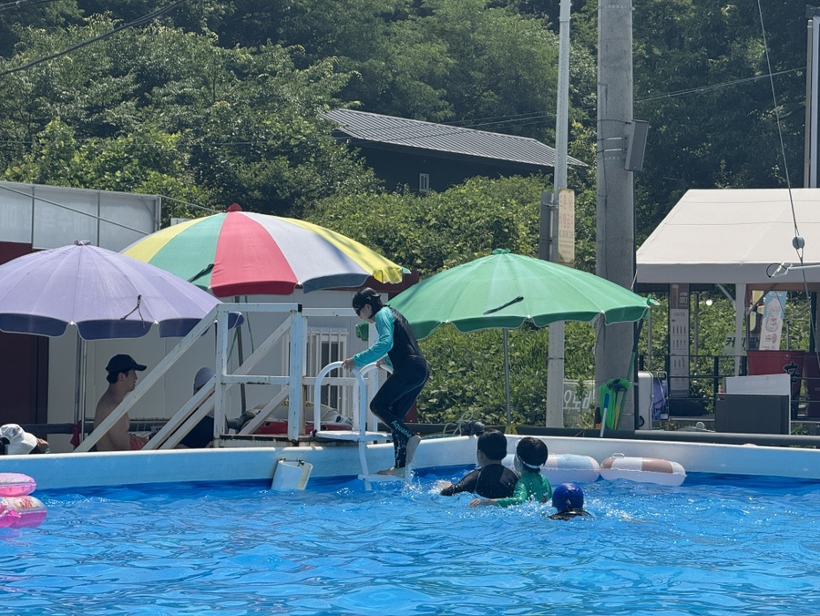 수기해수욕장 야영장 사진 2