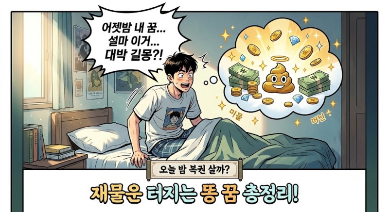 꿈해몽 풀이 - 똥 꿈 총정리