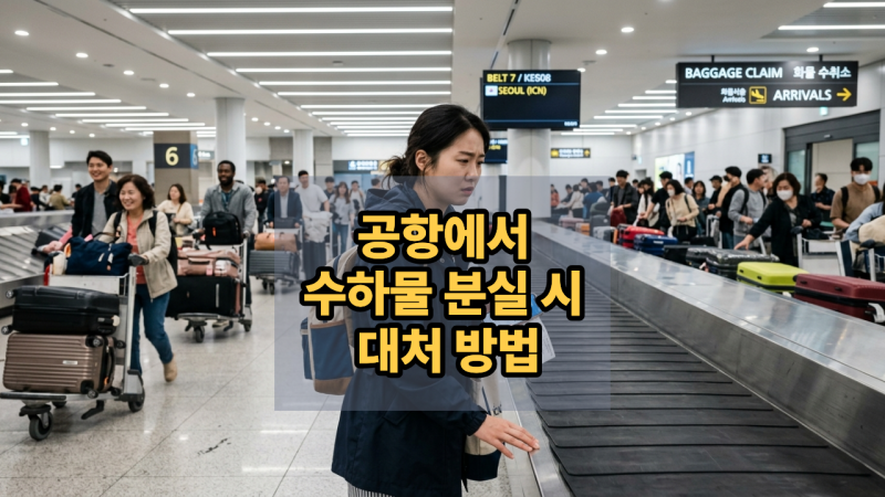 공항에서 수하물 분실 시 대처 방법! 찾는 절차부터 보상받는 방법까지