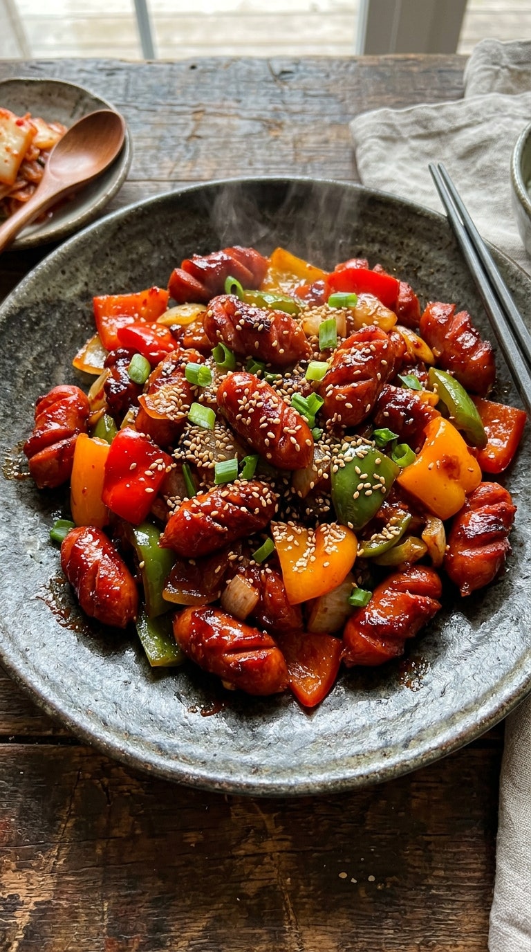 백종원 쏘야볶음 만드는법 소세지야채볶음 케찹 양념장 비율로 새콤달콤하게 만드는법