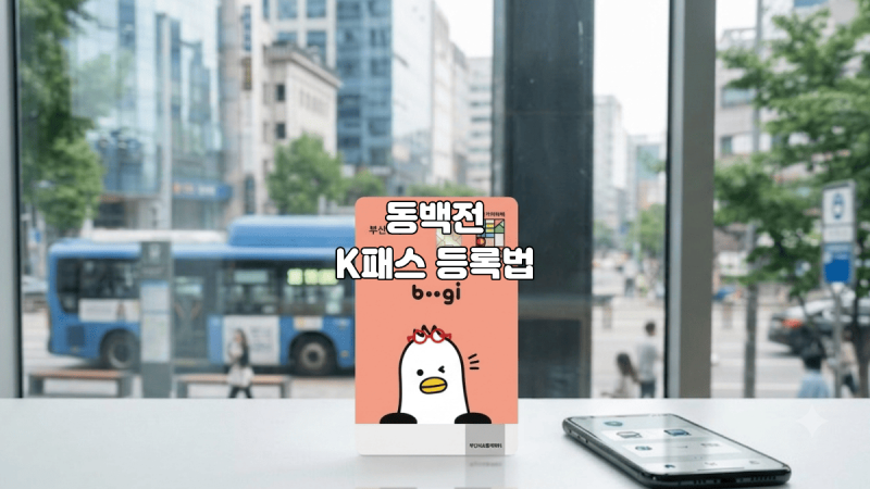 동백전 K패스 등록하는법 기존 이용자와 신규 가입자 총정리