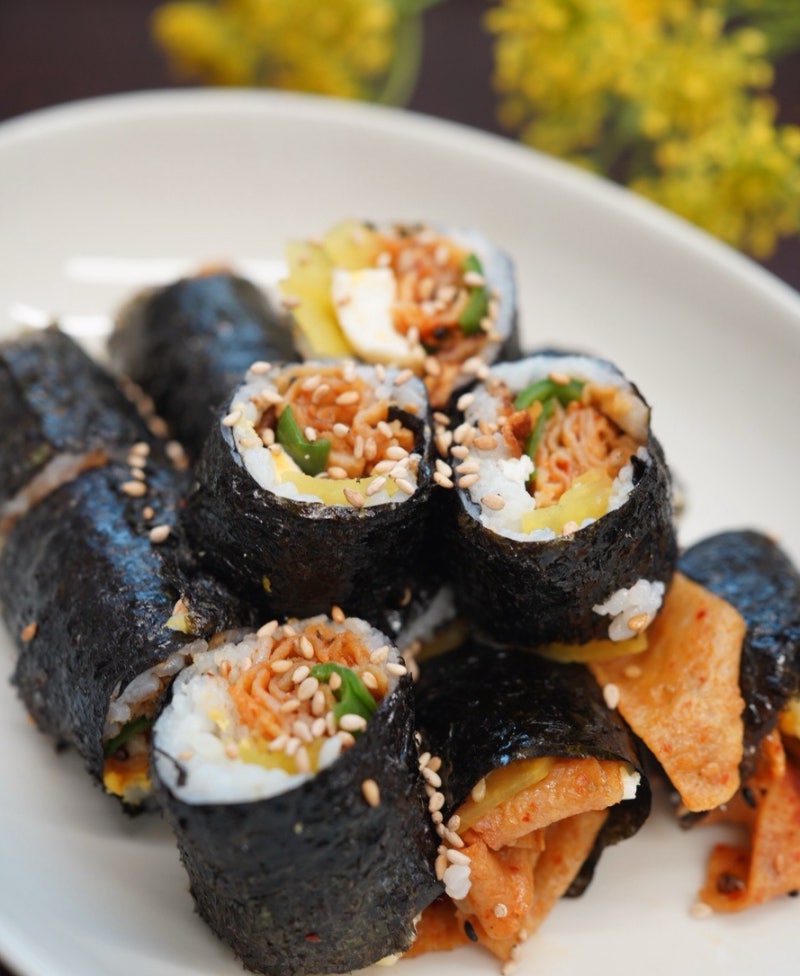 매콤한 사각어묵 청양고추 어묵김밥 만들기, 간단한 주말메뉴 땡초꼬마김밥 레시피