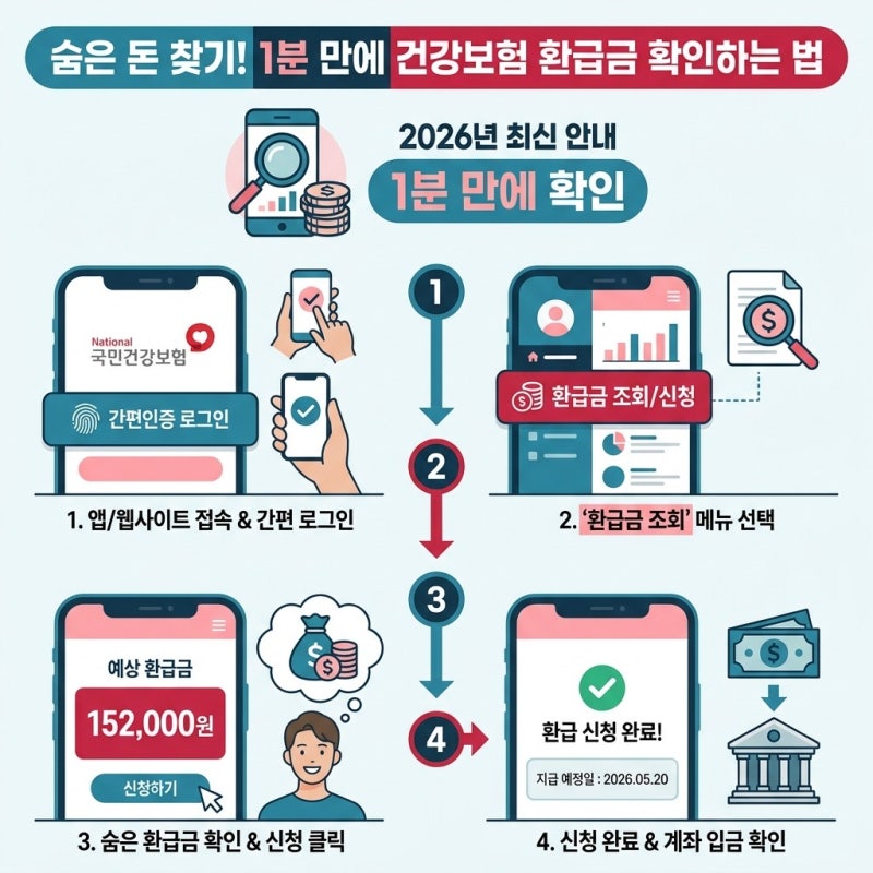 건강보험 환급금 조회 놓치기 쉬운 의료비를 돌려받는 방법, 나도 돌려받을 수 있을까?