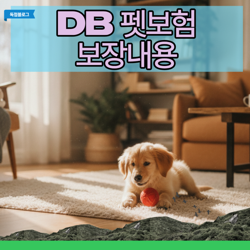 DB 펫보험 보장내용 핵심 정리 및 슬개골 탈구 보장 팁