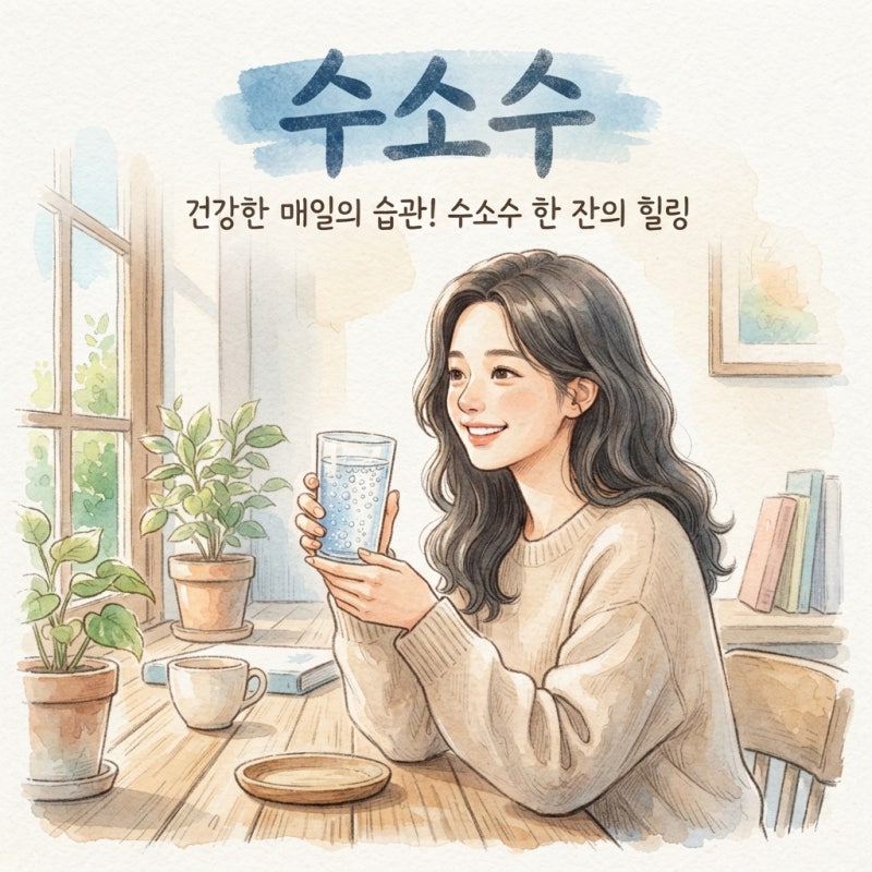 수소수 효능 일반 물보다 건강에 더 좋을까 궁금증