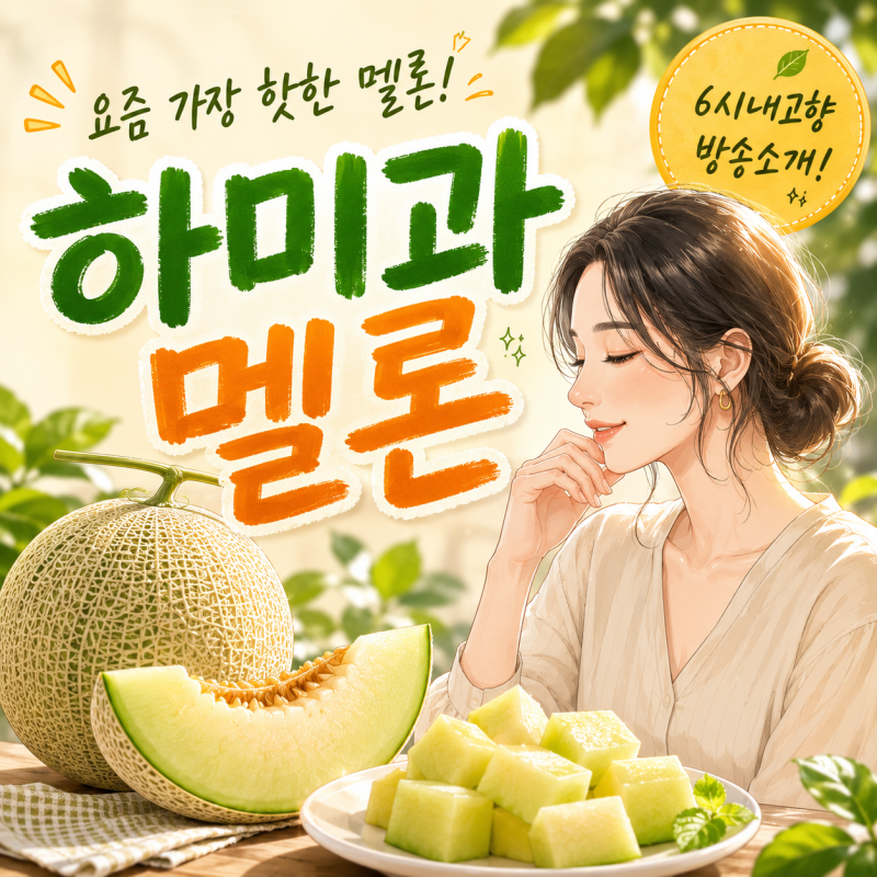 하미과멜론 왜 핫할까? 방송도 탄 하미과, 일반 멜론과 다른 점부터 효능까지