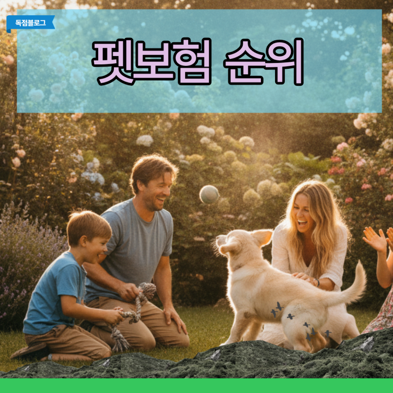 펫보험 순위, 5대 보험사 실지급율과 월 납입액 완전 분석