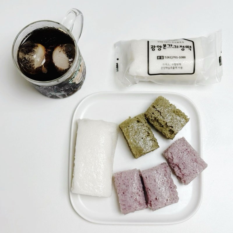광양기정떡 천연발효 전통방식으로 맛있는 개별포장떡