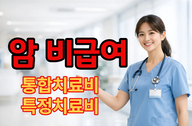 암 치료가 많아질수록 중요한 '비급여 통합치료비', '비급여 특정치료비' 보장범위와 비급여 ....