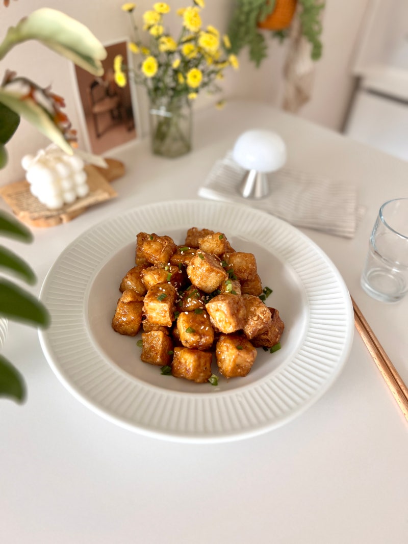 간장두부강정만드는법 두부 한 모 순삭! 치킨보다 맛있는 두부요리