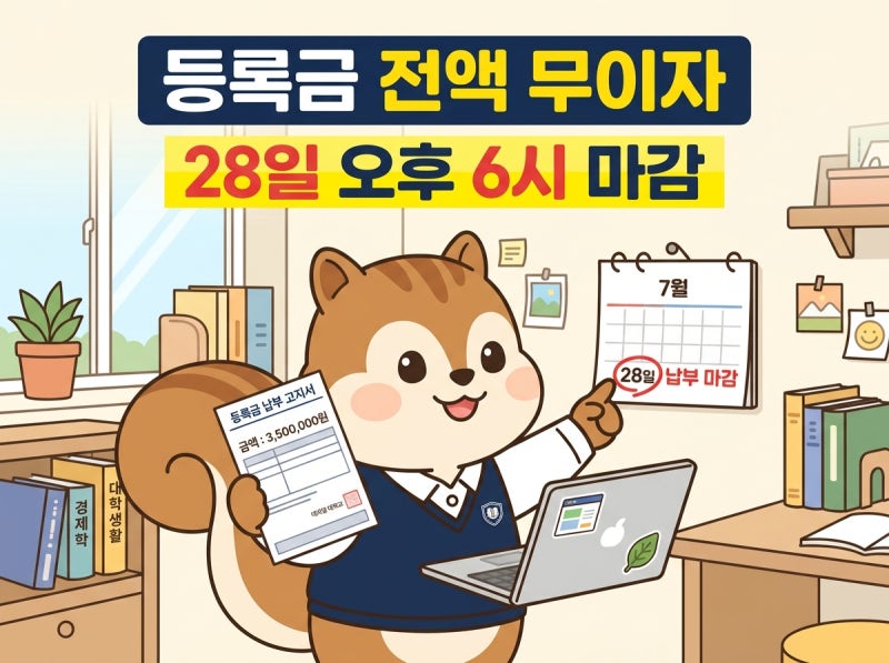 2026 2학기 농촌출신 대학(원)생 학자금대출, 등록금 전액 무이자·7월 28일 마감