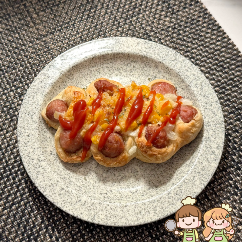 NO오븐 간편 베이킹 빵집 부럽지 않은 페스츄리 피자빵 만들기
