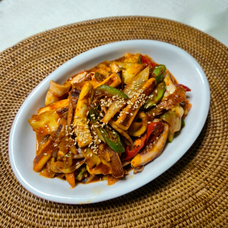 오징어볶음 레시피 물 안나오게 맛있게 만드는법