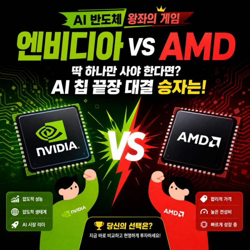 독점 깬 AMD의 무서운 반격! 엔비디아 위협할 텐배거 주가 전망과 실적 분석