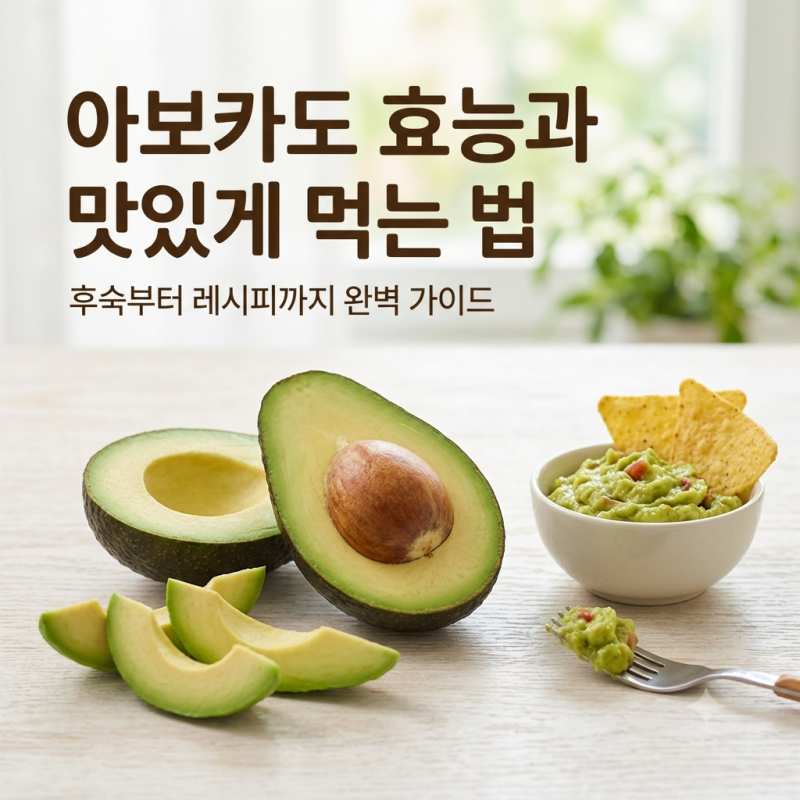 아보카도 효능과 맛있게 먹는 법 완벽 가이드