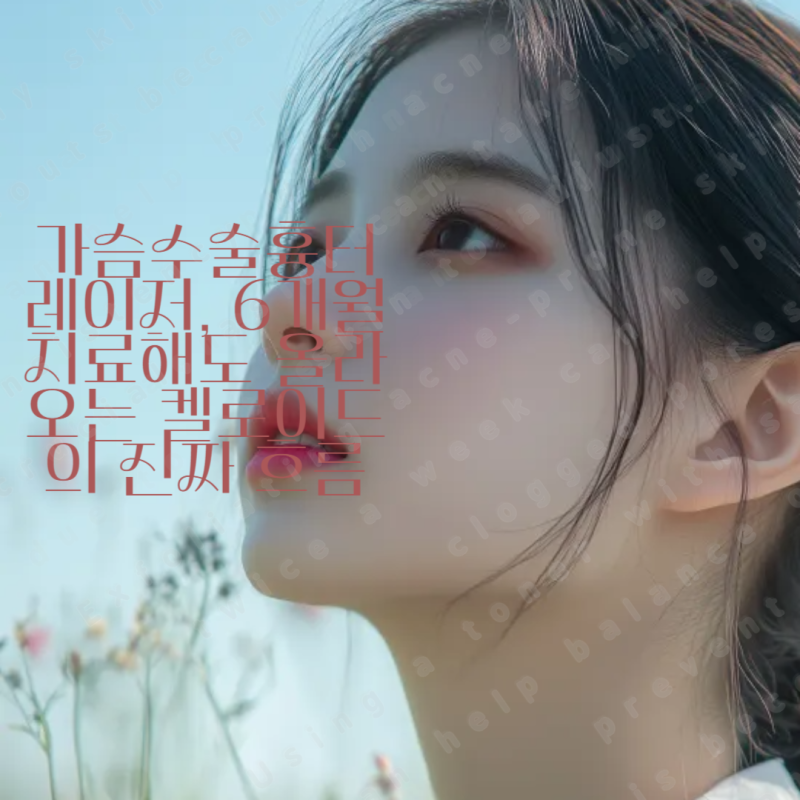 가슴수술흉터 레이저, 6개월 치료해도 올라오는 켈로이드의 진짜 흐름