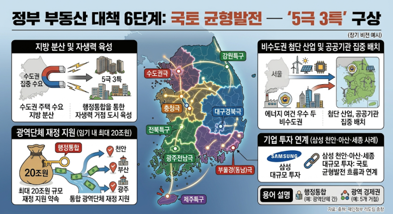[부동산 정부대책]이재명 정부 부동산 정책 총정리 (2025~2026)!6.27 대책부터 종부세 개편까지 ....