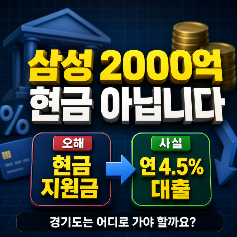 삼성미소금융 2000억 추가 출연, 경기도 자영업자 신청 방법 총정리
