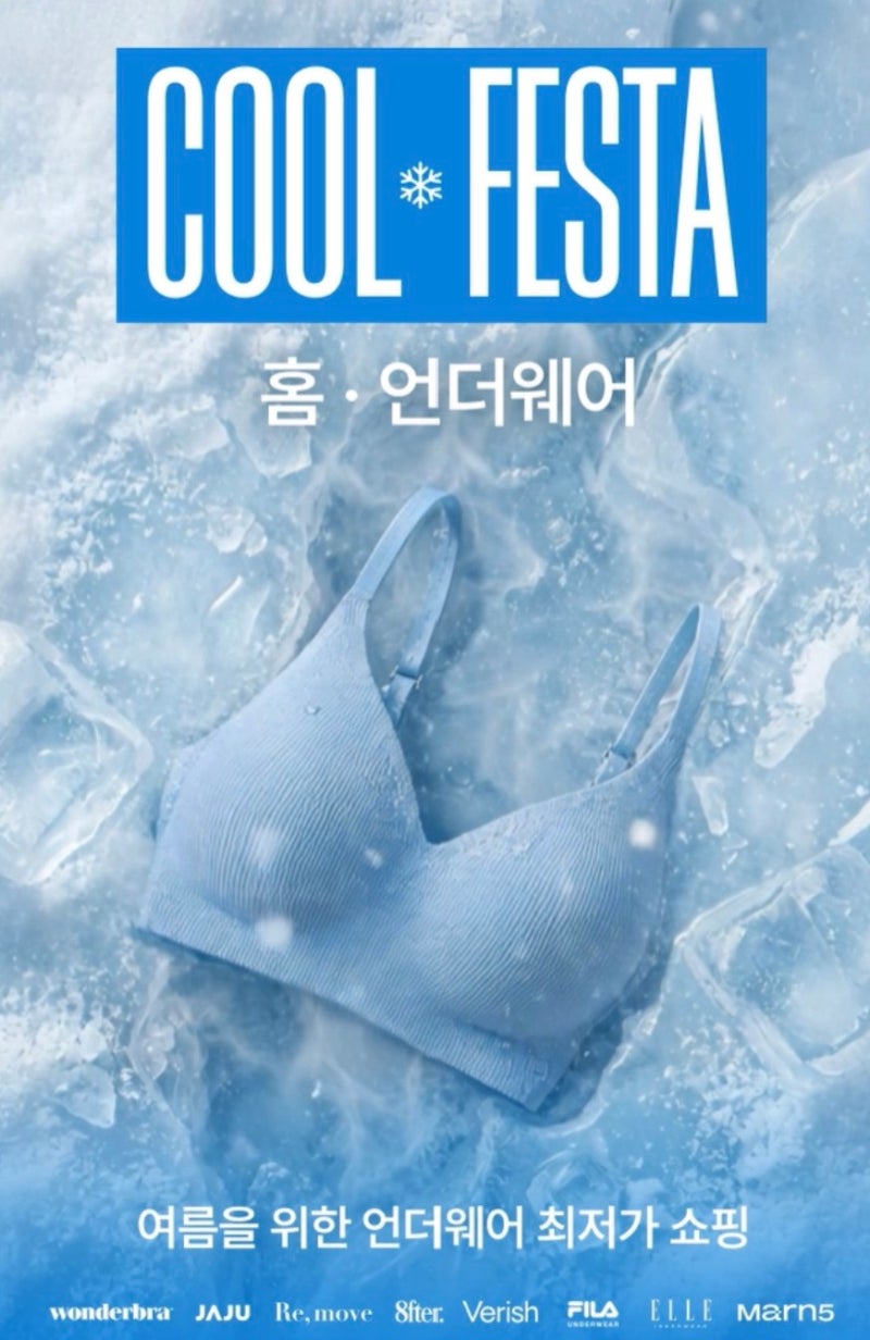 에이블리 언더웨어 쿨페스타 게스 노와이어 브라 팬티 세트 최저가