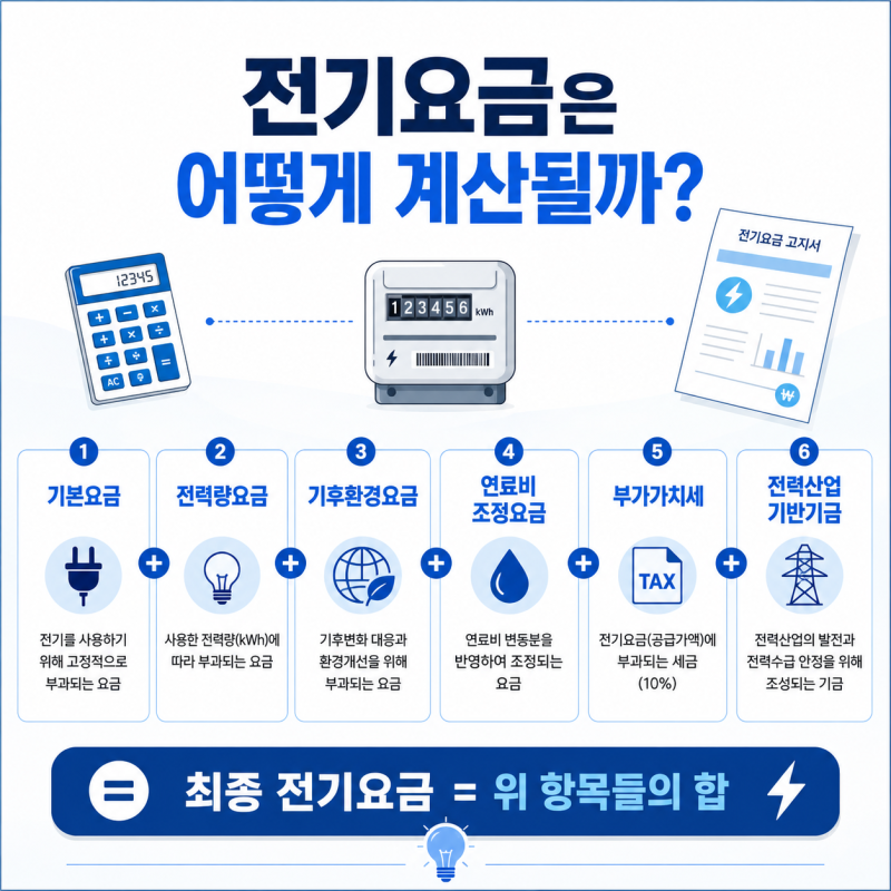 전기요금 계산 방법 총정리! 누진세까지 쉽게 이해하기