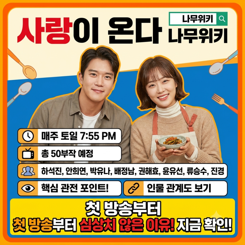 사랑이 온다 나무위키, 첫 방송부터 심상치 않은 이유