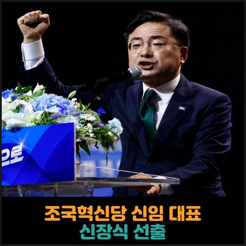 조국혁신당 신임 대표에 신장식 선출