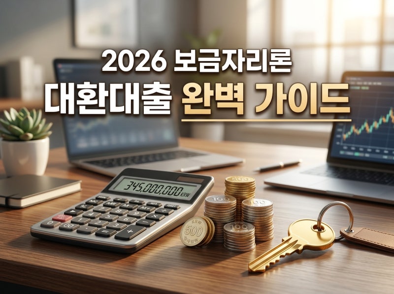 [월 35만 원 절약] 보금자리론 대환대출 신청 조건 비교: 고금리 이자 줄이는 완벽 가이드