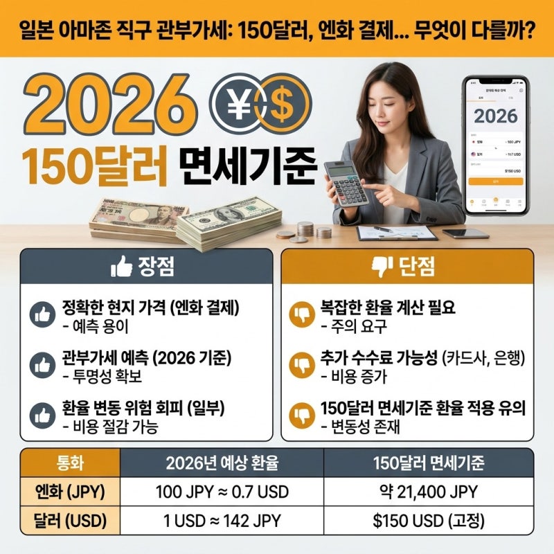 일본 아마존 직구 관부가세 엔화 결제 기준, 장바구니 담기 전 확인해야 할
