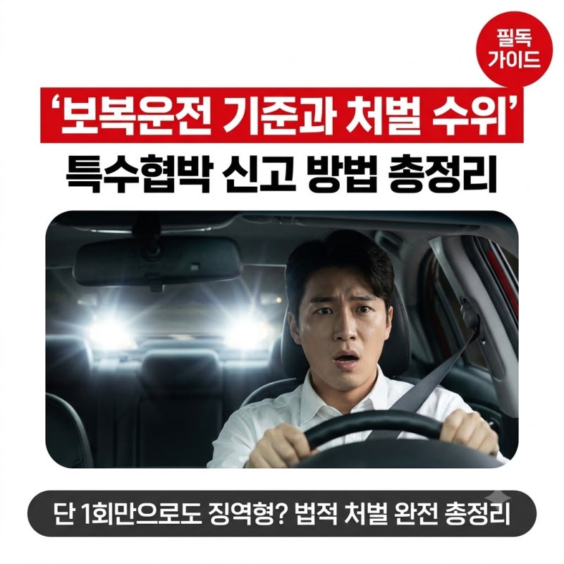 도로 위 무법자! 보복운전 성립 기준과 처벌 수위, 신고 방법 총정리 (난폭운전과의 차이)
