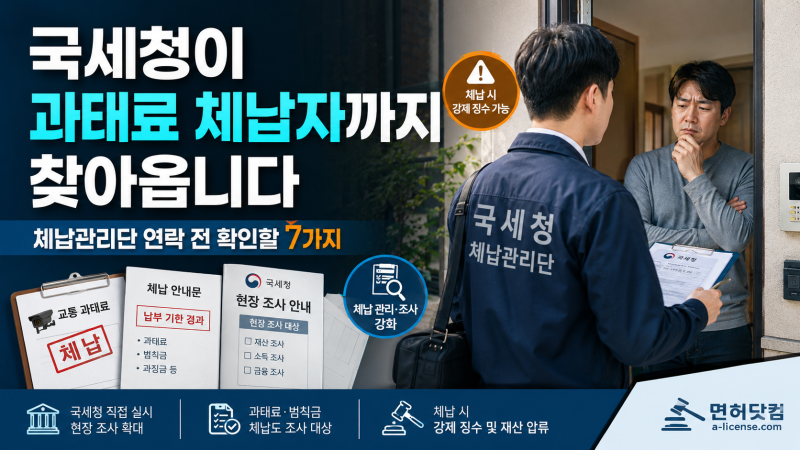 체납관리단 국세외수입 총 4,060명 추가모집 / 국세청이 과태료, 과징금, 변상금 체납자까지 ....