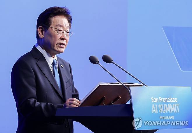 <b>이 대통령 샌프란 AI 선언</b>... 빅테크와 손잡고 AI 황금시대 연다