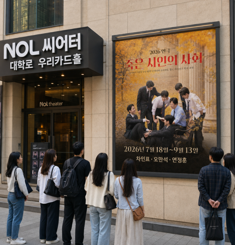 연극 죽은 시인의 사회 출연진: 차인표 vs 오만석 캐스팅 일정과 관람평 포인트